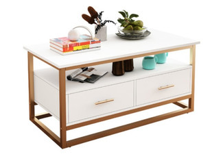 Modern Storage Table with Compartments