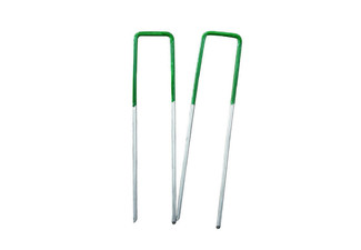 50-Pack Metal U-Shape 3mm Thick Artificial Grass Pin Stakes