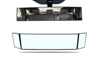 Three-fold Wide Angle Panoramic Curved Rear View Mirror