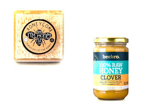 500g Honey Jar & 140g Honeycomb Combo - Three Options Available