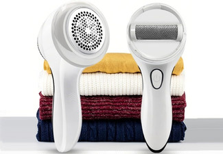 Electric Shaver Fabric Lint Remover - Available in Two Styles & Option for Extra Blades