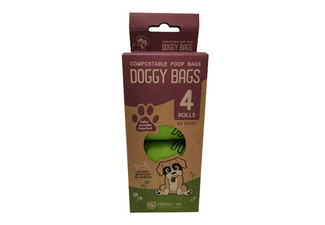 4-Pack Compost Me Doggy Bags - Option for 8 or 12-Pack