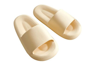Non-Slip Thick Wear-Resistant Slippers - Three Sizes & Four Colours Available