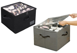 Shoe Storage Closet Organiser - Available in Two Colours & Option for Two-Piece