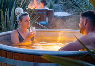 Private Hot Tub Experience for Two People for 60-Minutes at Tiki Beach - Option for Four People