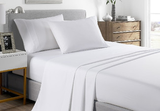 Royal Comfort Bamboo Cooling 2000TC Sheet Set - Five Sizes & 15 Colours Available