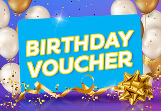 Pay $14 for $25 GrabOne Birthday Credit to Spend Until Sunday 4th August