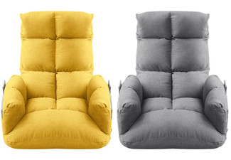 Foldable Floor Recliner Chair - Two Colours Available