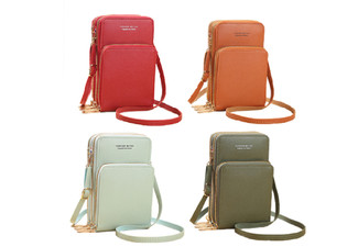 Crossbody Mobile Phone Bag - Eight Colours Available