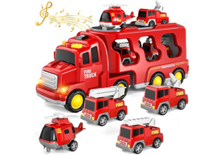 Five-in-One Truck Toy - Three Colours Available