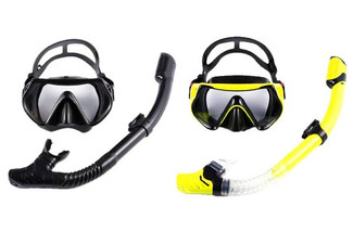 Southern Dolphin Adult Silicone Mask & Snorkel Set - Five Colours Available