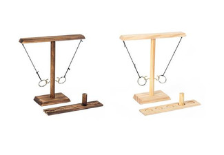 Hook & Ring Wooden Interactive Toss Game - Two Colours Available