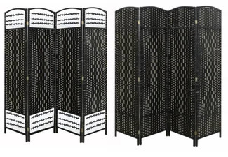 Foldable Room Divider Screen - Four Options Available
