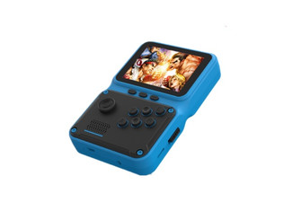 Blue 500-in-One Handheld Game Console