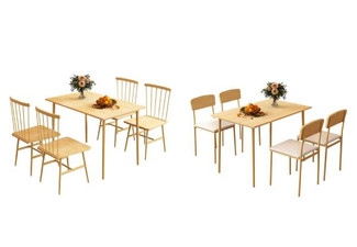 Five-Piece Dining Table & Chairs Set - Two Styles Available