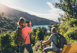 Queen Charlotte Track Day Walk with Cougar Line Cruise Transfers -
Walk Ship Cove/Meretoto to Resolution Bay - Options for Adult or Child