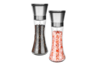 Two-Piece Stainless Steel Ceramic Salt & Pepper Grinder