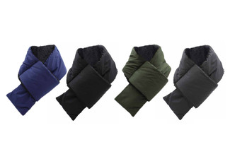 Two-Pack Unisex Filled Scarf - Two Styles & Two Colours Available With Option For with Mobile Phone Storage Bag