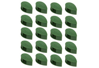 20-Pieces Self-Adhesive Plant Climbing Wall Fixture Clips - Option for 50-Pieces
