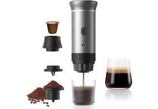 USB-Charged Portable Coffee Maker