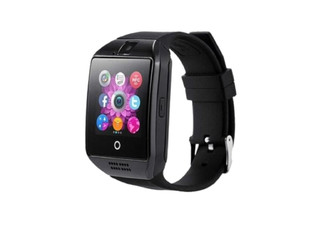 Q18 Black Bluetooth Smart Watch