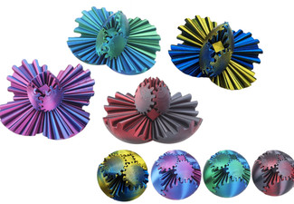 Soothing 3D Printed Gear Ball - Available in Four Styles & Option for Two