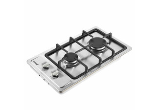30cm Maxkon Gas Dual-Hob Cooktop - Two Options Available
