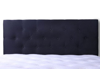 Black Fenland Adjustable Headboard - Four Sizes Available