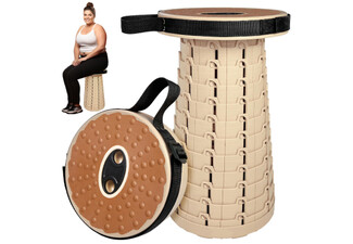 Portable Telescopic Stool with Soft Cushion