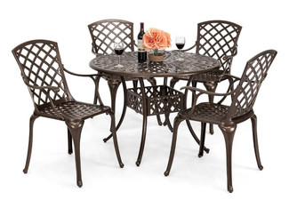 Five-Piece Dining Set with Chairs