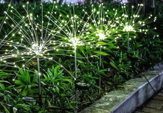 Solar Firework String Lights - Two Colours Available