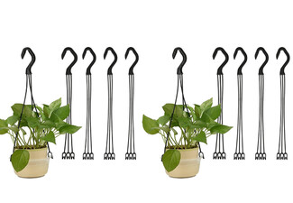10-Piece 36cm Hanging Flower Pot Hook