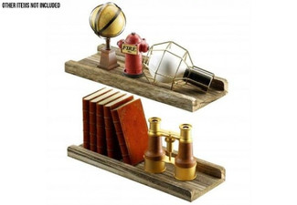 Wooden Floating Shelf