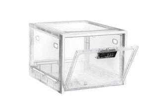 Fridge Snack Storage Box with Lock Combination Code