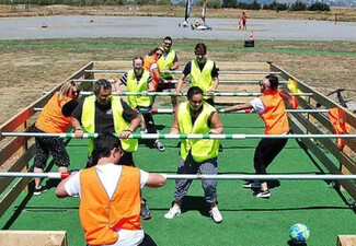 Human Foosball at Velocity Karts Christchurch from $60
