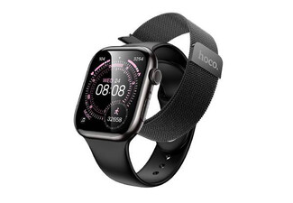 Nexus Pulse IPX6 Water-Resistant Smartwatch iOS Android Black