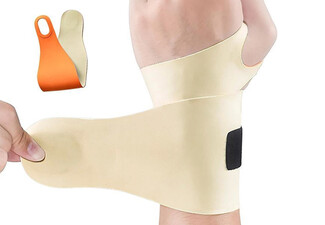 Pair of Adjustable Wrist Support Braces - Available in Two Colours