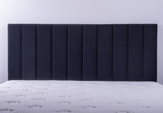 Josie Timeless Black Velvet Headboard - Four Sizes Available