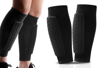 Pair of Honeycomb Soccer Shin Guards - Available in Three Sizes & Option for Two Pairs & Four Pairs