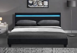 Hobson Bed Frame - Two Sizes & Two Colours Available