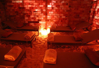 Be Pampered at Salt Cave Halotherapy & Wellness Centre - Options for Vibrosaun or Salt Cave Halotherapy or Yoga & Meditation Classes or Cosmetic Teeth Whitening