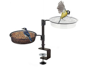 Two-in-One Balcony Bird Feeder