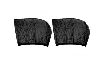 Two-Piece Car Rear Side Window Sunshades