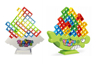 64-Piece Balance Stacking Building Blocks Toy - Available in Two Styles & Option for Two-Pack