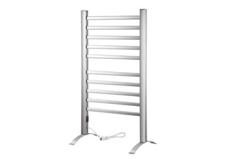10-Bar Wall Mount Free-Standing Electric Heated Towel Rail
