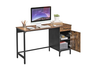 Vasagle Computer Desk with Drawer & Cabinet