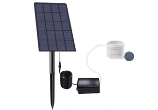 Solar Powered Air Pump Oxygen Pond
