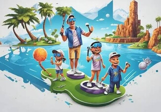 One-Hour Walkabout VR Mini Golf at The Cave Palmy for $40