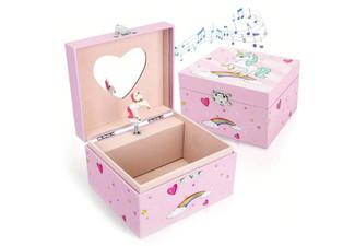 Unicorn Jewellery Musical Storage Box