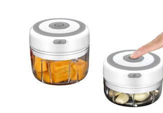 Electric Garlic Chopper - Three Colours Available